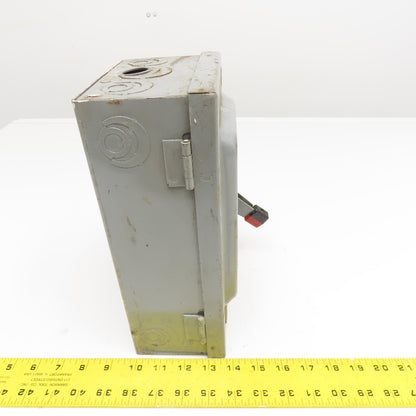 Square D H321N 30A 240V Fusible Safety Disconnect Switch 3Ph 7.5Hp