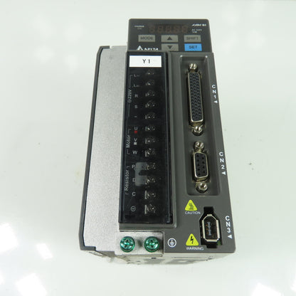 Delta ASD-B2-1021-B AC Servo Drive 3Ph 230V 4.68A Input 110V 7.3A Output 1kW