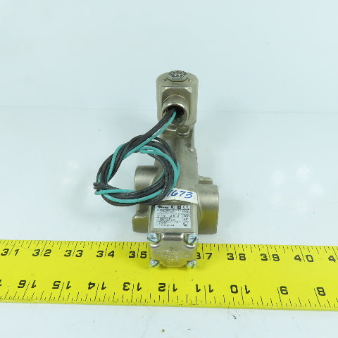 Versa VSG-2521-M-U-167-3530-A120 2/2 Position Pneumatic Solenoid Valve 120V