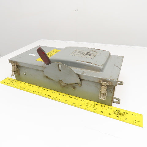 Westinghouse JHF361 30A 600VAC Fused Safety Disconnect Switch 20Hp Max