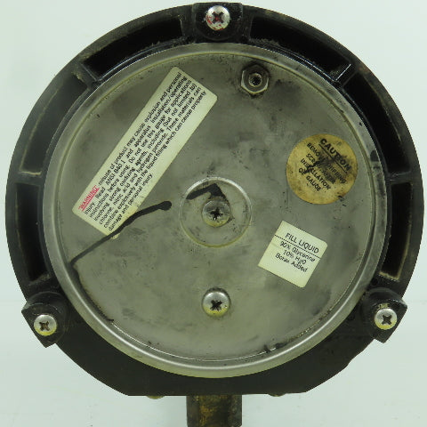 Solfrunt 30 IN Hg Vac To 100PSI Gauge Liquid Filled