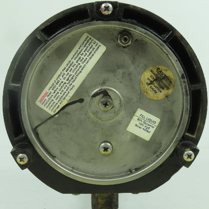 Solfrunt 30 IN Hg Vac To 100PSI Gauge Liquid Filled