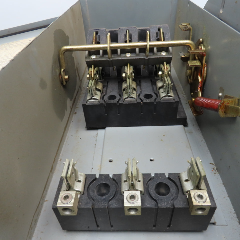 Westinghouse JHFN363 100A 600VAC Fused Safety Disconnect Switch