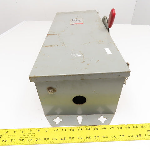 Westinghouse JHFN363 100A 600VAC Fused Safety Disconnect Switch