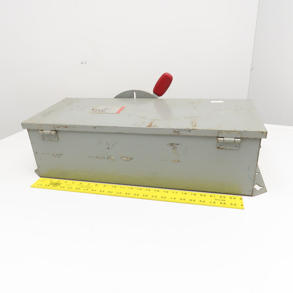 Westinghouse JHFN363 100A 600VAC Fused Safety Disconnect Switch