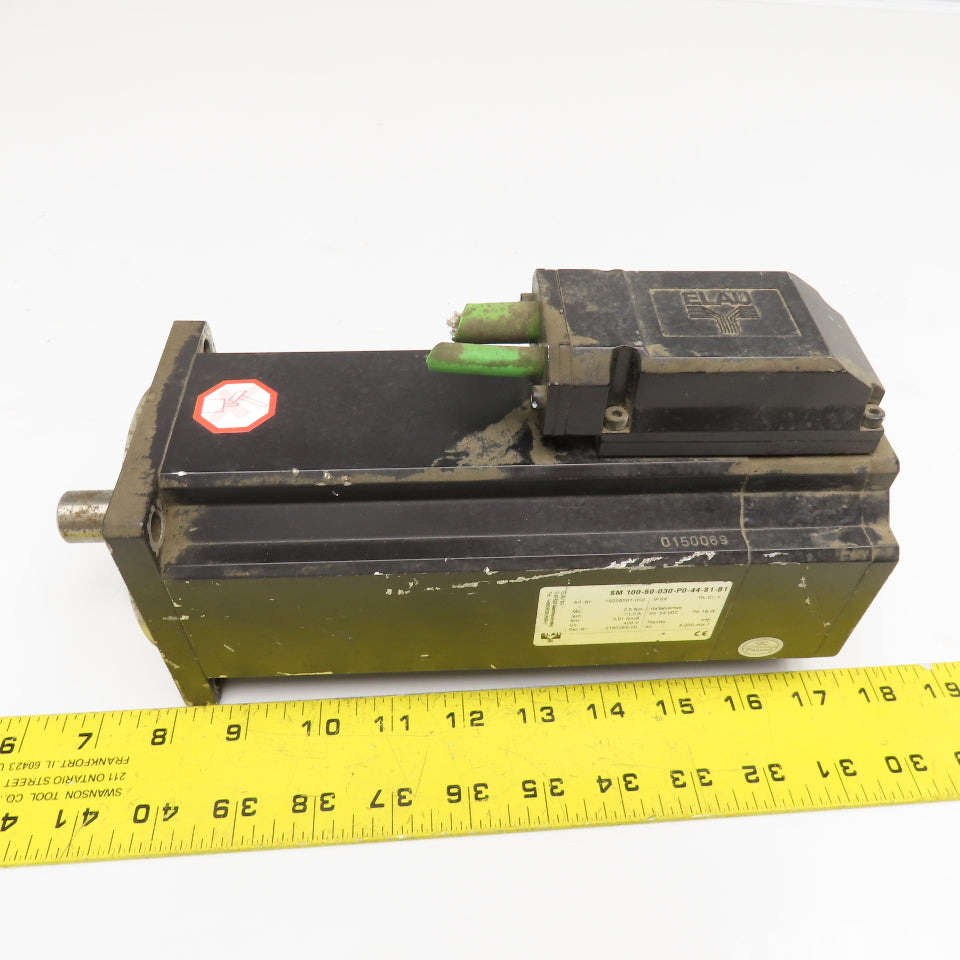 Elau SM 100-50-030-P0-44-S1-B1 400V Servo Motor 5000RPM Servo Motor W/ Brake