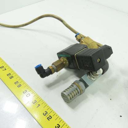 CKD AG41-02-2 Direct Acting 3 Port Solenoid Valve 24VDC Lot of 2