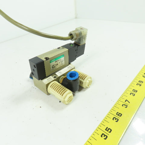 CKD 4KB210-L Pneumatic Solenoid Valve 24VDC 0.15-0.7 Mpa