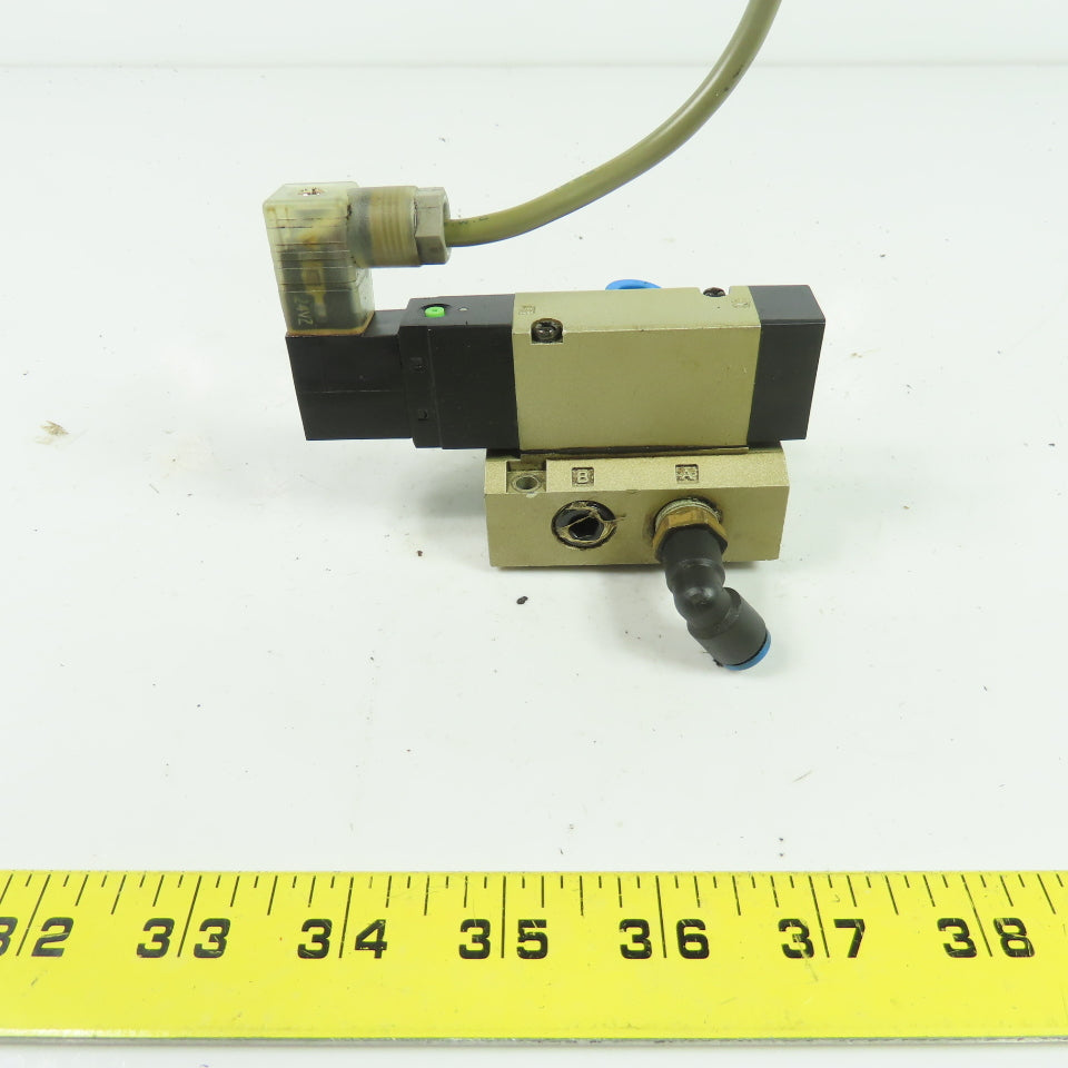 CKD 4KB210-L Pneumatic Solenoid Valve 24VDC 0.15-0.7 Mpa