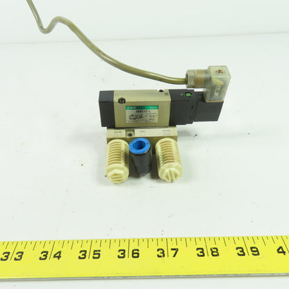 CKD 4KB210-L Pneumatic Solenoid Valve 24VDC 0.15-0.7 Mpa