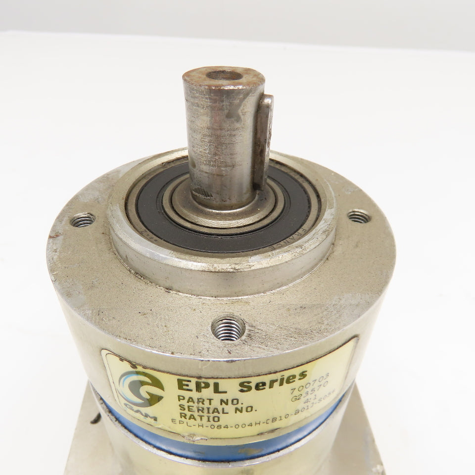 GAM Gear 700703 EPL Series Gear Head 4:1 Ratio 120mm Flange 16mm Shaft
