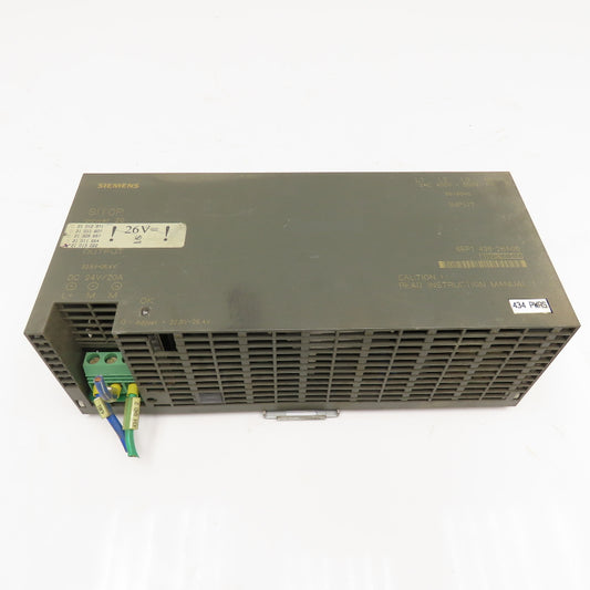 Siemens 6EP1436-2BA00 SITOP Power Supply 400-500VAC 24VDC Output