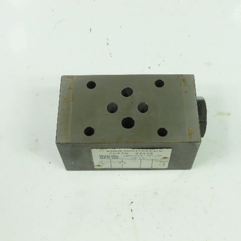 Daikin Industries MC-02T-05-50 Hydraulic Modular Check Valve