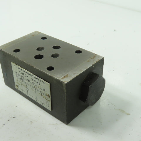 Daikin Industries MC-02T-05-50 Hydraulic Modular Check Valve