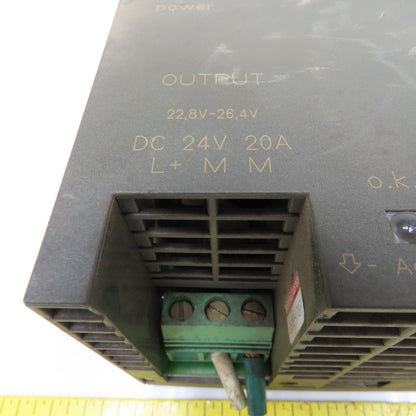Siemens 6EP1336-2BA00 SITOP Power Supply 230/120VAC 24VDC Output