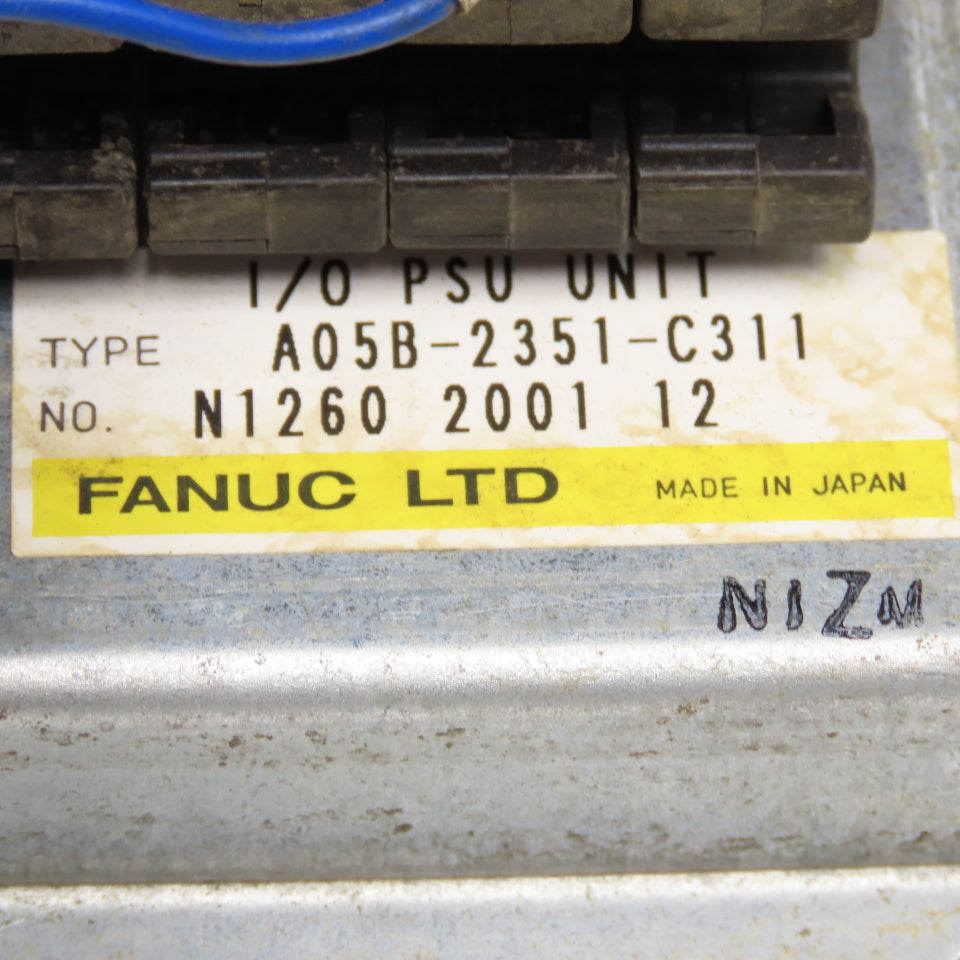 Fanuc A05B-2351-C311 I/O PSU Unit Power Supply Unit