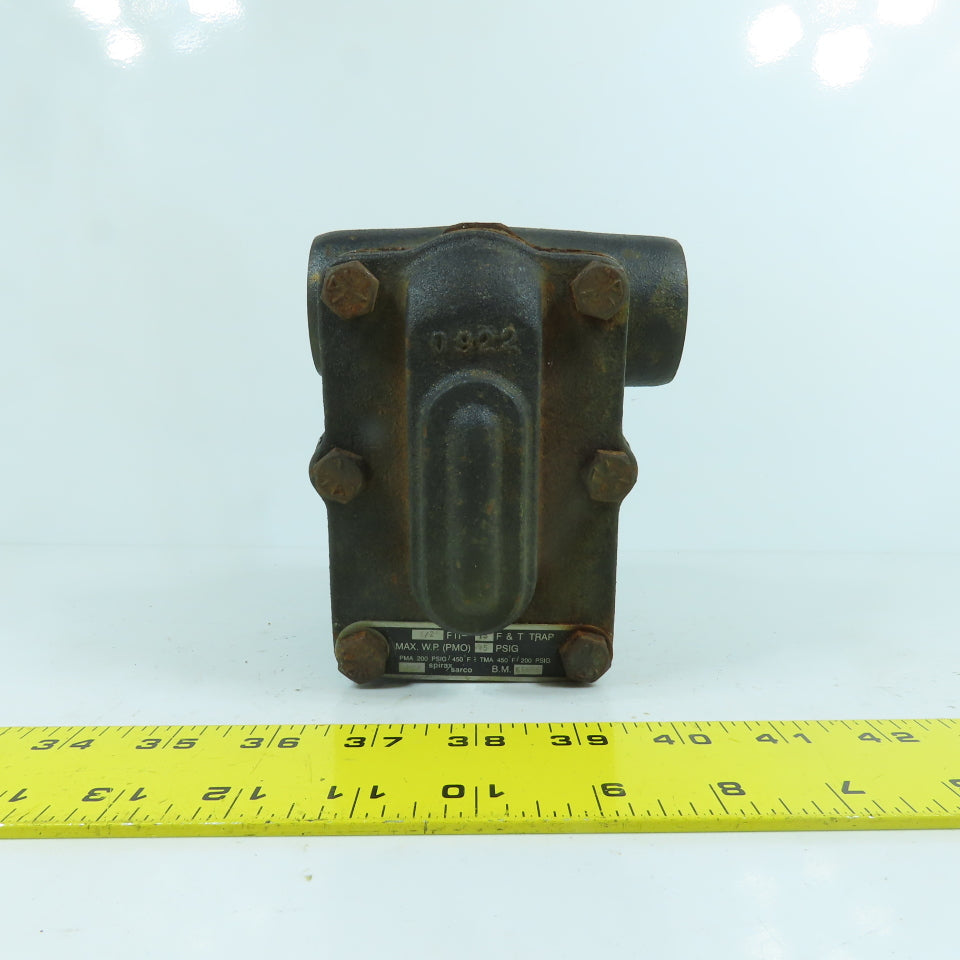 Spirax Sarco FTI-75 Cast Iron Float & Thermostatic Steam Trap 1/2" NPT 75PSIG