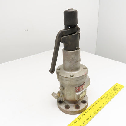 Kunkle 6252FJH01-LS 2" Flange 50 PSI Set Pressure Relief Valve 4456 Lb/Hr.