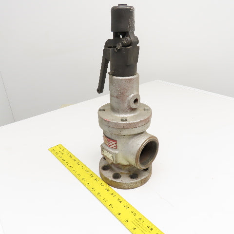Kunkle 6252FJH01-LS 2" Flange 50 PSI Set Pressure Relief Valve 4456 Lb/Hr.