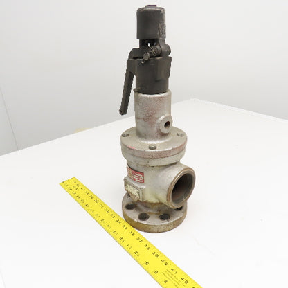Kunkle 6252FJH01-LS 2" Flange 50 PSI Set Pressure Relief Valve 4456 Lb/Hr.