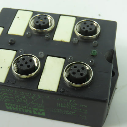 Murr Elektronik 4-Port Distributer Junction Box 5-Pin 24VDC 12A