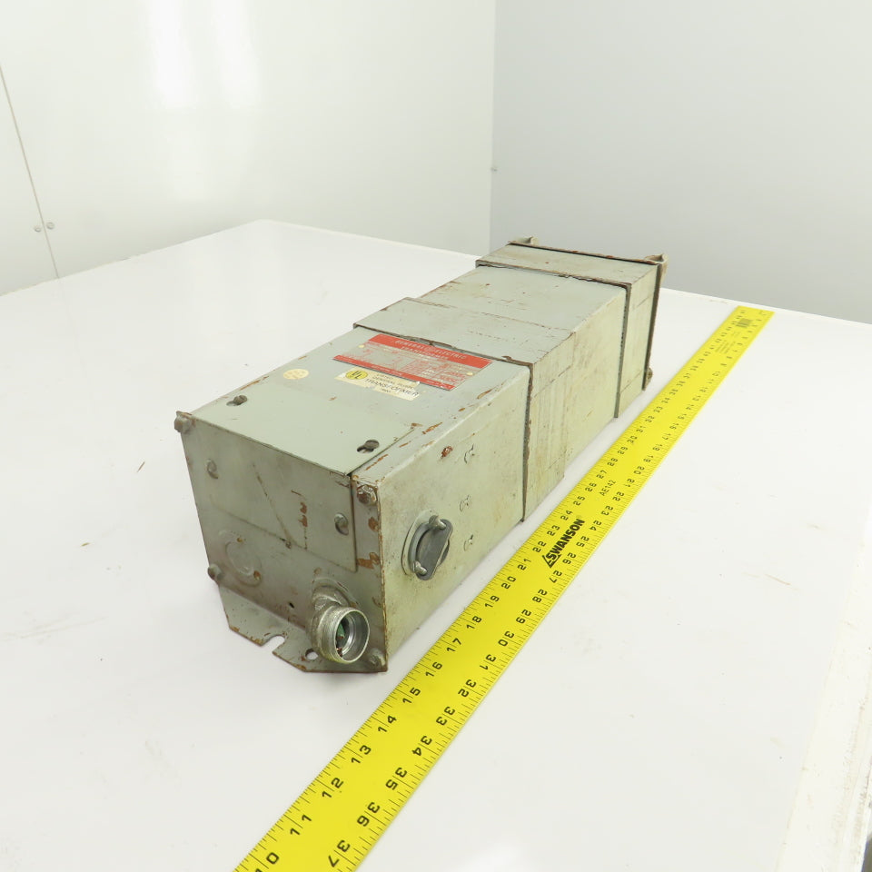 GE 9T21A4004 Type ML 3, 1S, 12kVA Transformer Pri 480/456/432 Sec 208/120V