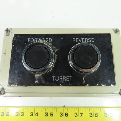 6"x3-1/4"x3-1/4" Forward Reverse Turret Push Button Control Box Enclosure