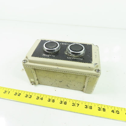 6"x3-1/4"x3-1/4" Forward Reverse Turret Push Button Control Box Enclosure