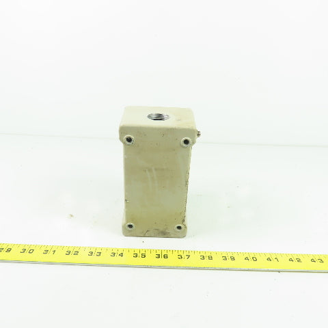 6"x3-1/4"x3-1/4" Forward Reverse Turret Push Button Control Box Enclosure