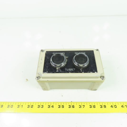 6"x3-1/4"x3-1/4" Forward Reverse Turret Push Button Control Box Enclosure
