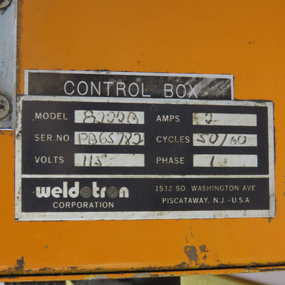 Weldtron Safe-T-Lite 81220 Control Box 115V 1PH
