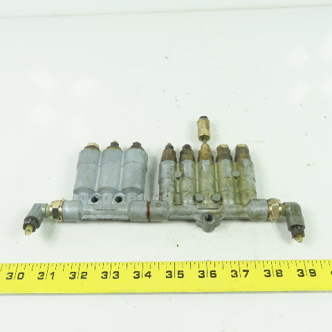 R355-551 W/393-531 8-Port Lubrication Distribution Manifold