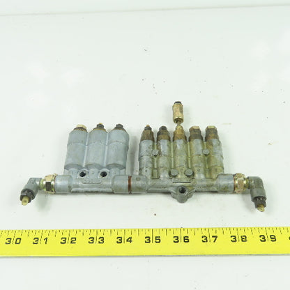 R355-551 W/393-531 8-Port Lubrication Distribution Manifold
