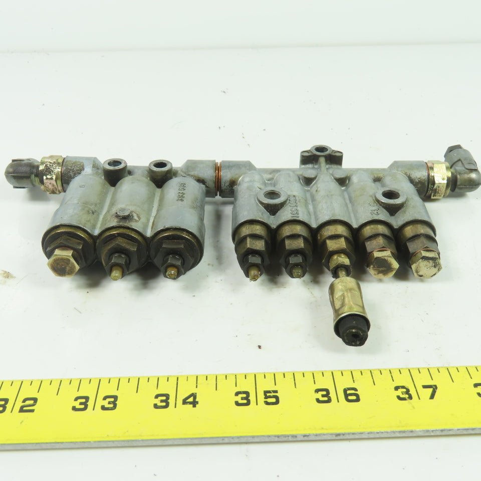 R355-551 W/393-531 8-Port Lubrication Distribution Manifold