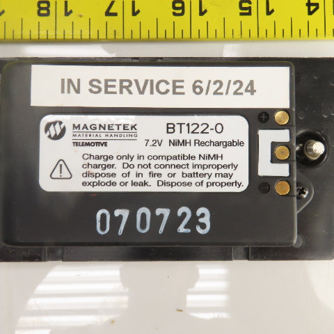 Magnetek 175-01481 Telemotive SLTX Remote Crane Controller Transmitter W/Strap