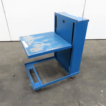 T & S ETS-460 20" x 20" Self Rising Elevating Ergonomic Spring Positioning Cart