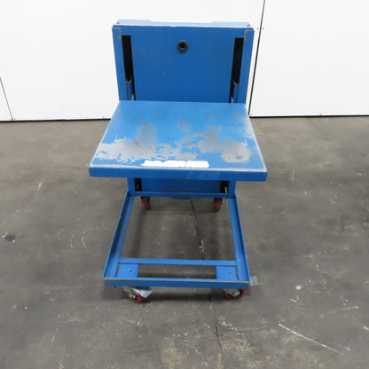 T & S ETS-460 20" x 20" Self Rising Elevating Ergonomic Spring Positioning Cart