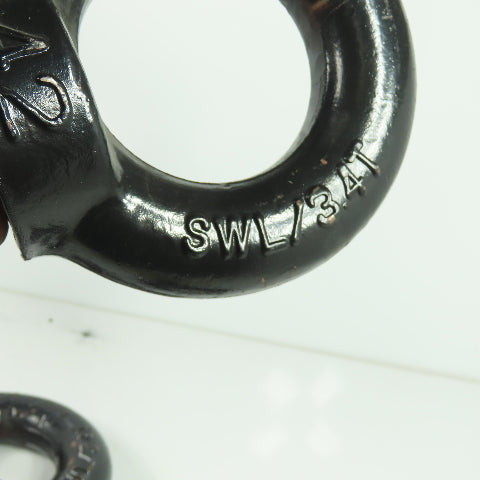 SWL/3.4T NO.42 Machine Lifting Steel Eye Bolts NC 98 Lot Of 4