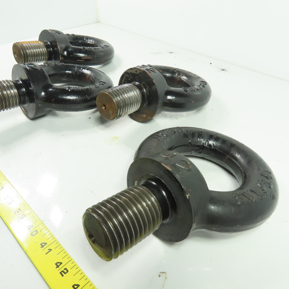 SWL/3.4T NO.42 Machine Lifting Steel Eye Bolts NC 98 Lot Of 4