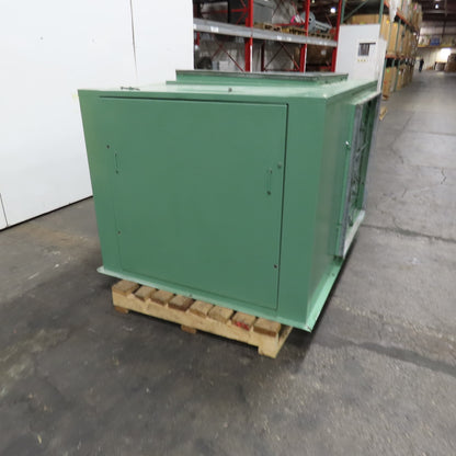 55" x 69" Air Compressor Air Intake Assembly 36" Auto Close Louvers