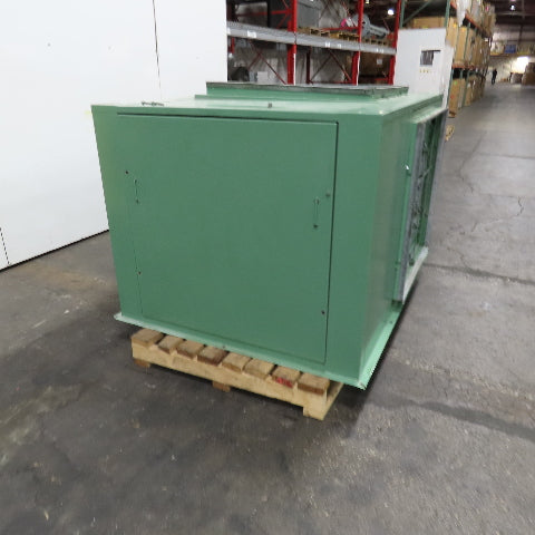 55" x 69" Air Compressor Air Intake Assembly 36" Auto Close Louvers