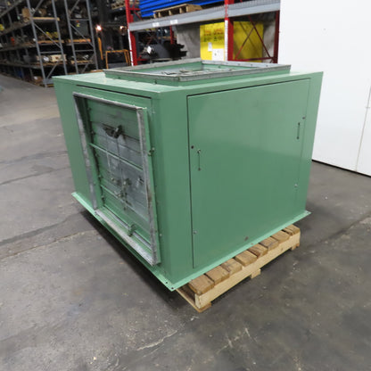 55" x 69" Air Compressor Air Intake Assembly 36" Auto Close Louvers