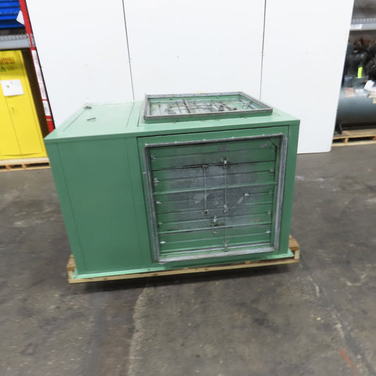 55" x 69" Air Compressor Air Intake Assembly 36" Auto Close Louvers