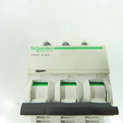 Schneider Electric IC65N D 63A Miniature Circuit Breaker 400V 50/60Hz