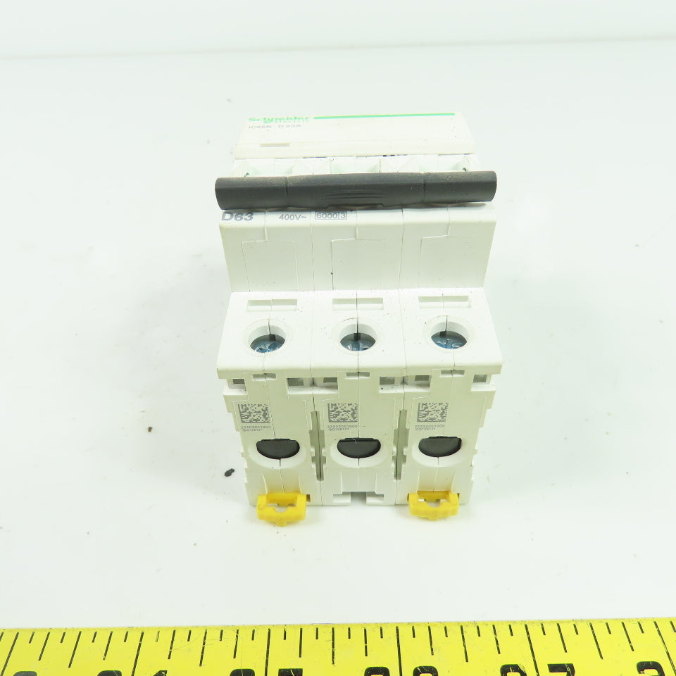 Schneider Electric IC65N D 63A Miniature Circuit Breaker 400V 50/60Hz