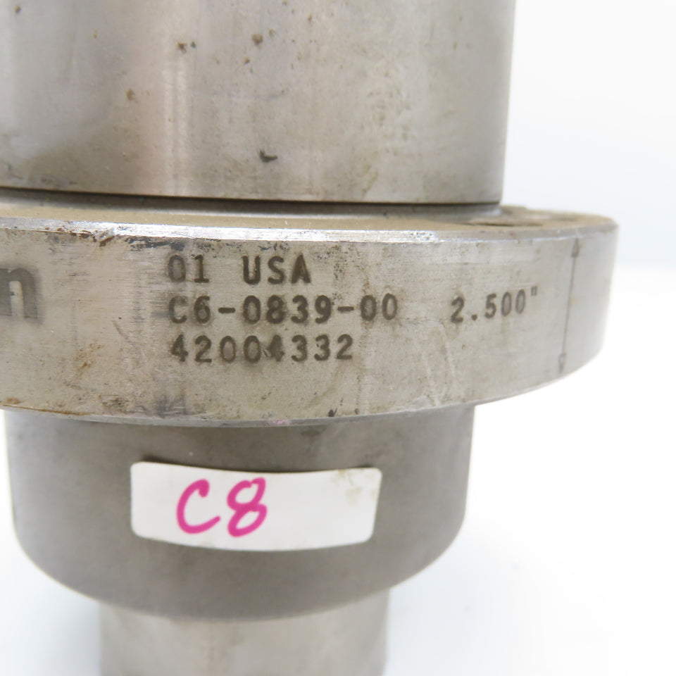 Gleason C6-0839-00 Vers-Grip 2.500" 63.50mm Work Holding Arbor 10,000 Max Load