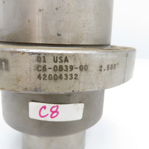 Gleason C6-0839-00 Vers-Grip 2.500" 63.50mm Work Holding Arbor 10,000 Max Load