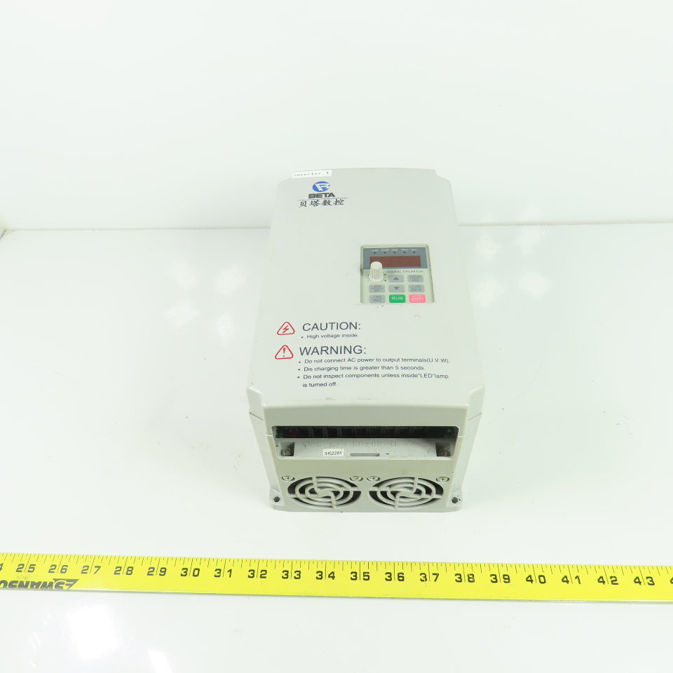Shenzhen E&T Tech. DK300-2R2-2-01 Beta 3Ph Inverter Drive 220V 50/60Hz 2.2KW 10A