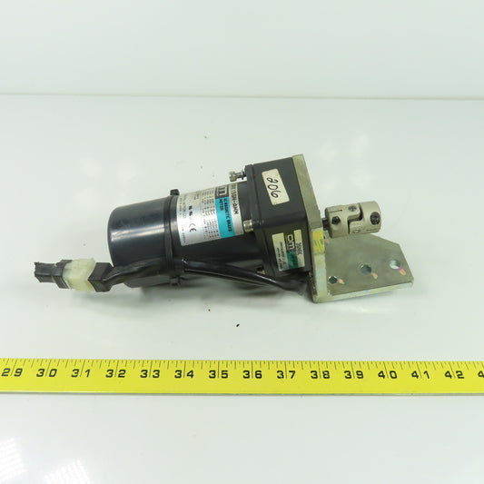 Oriental Motor 3RK15GN-AWM 110V AC Magnetic Brake Motor 0.4A W/3GN6K Gearhead