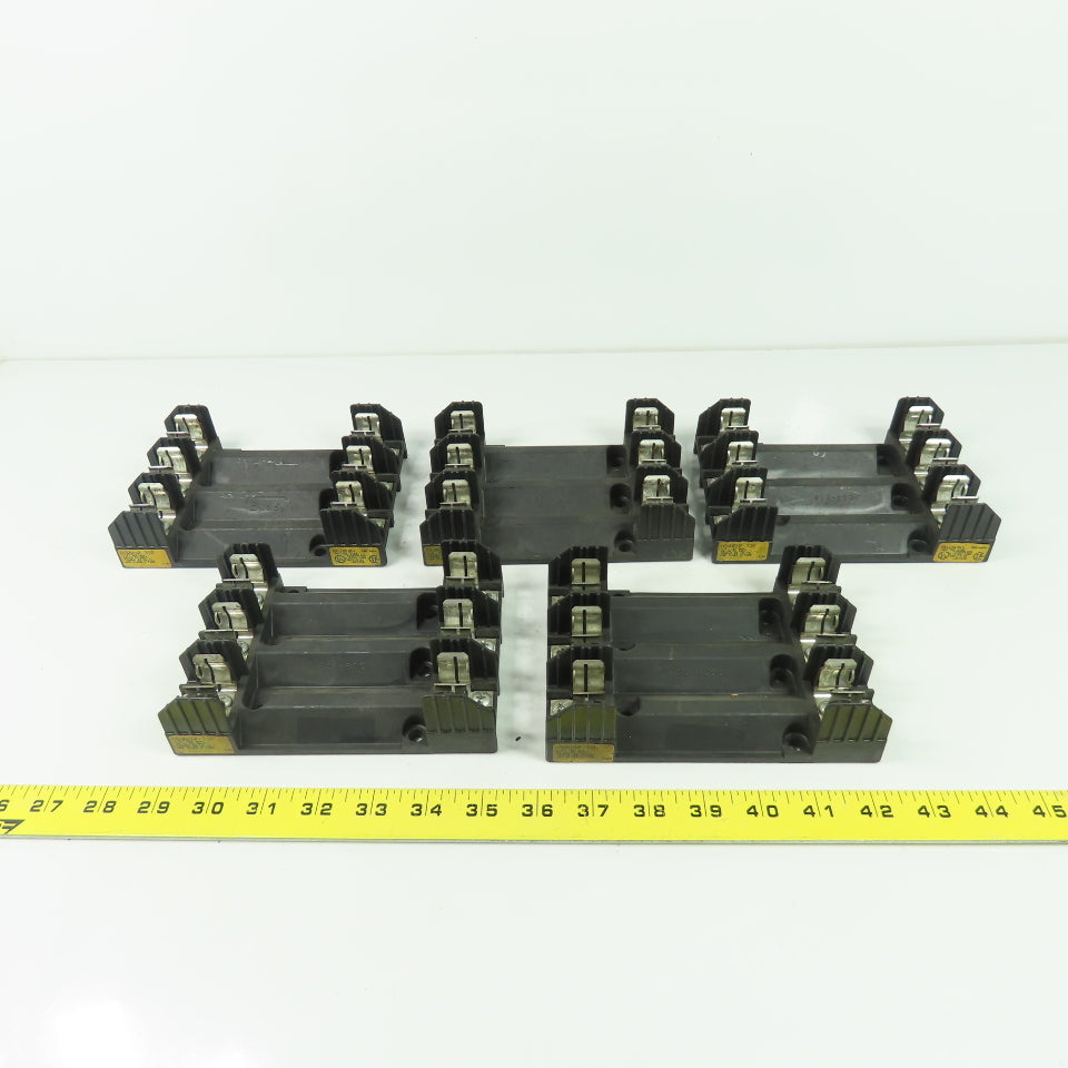 Buss H60030-3SR 600V Fuse Block Holder 30A 60C/75C Wire Lot Of 5